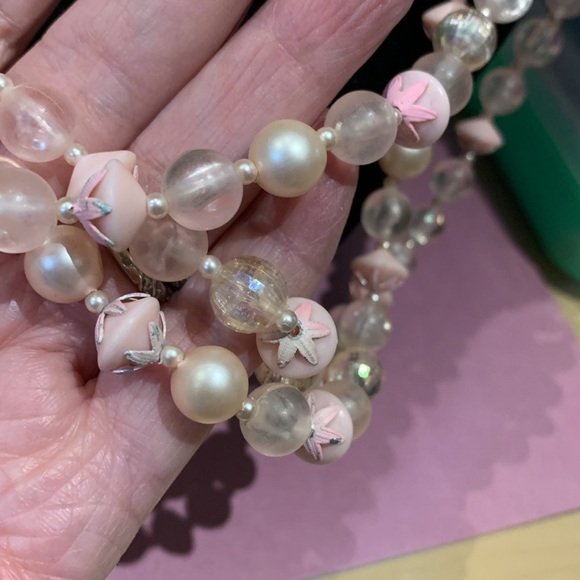 Vintage Pretty in Pink necklace 20” - Picture 4 of 5